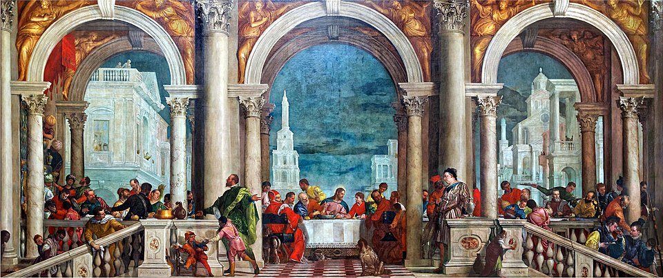 Plik:The Feast in the House of Levi by Paolo Veronese (edited 2).jpg