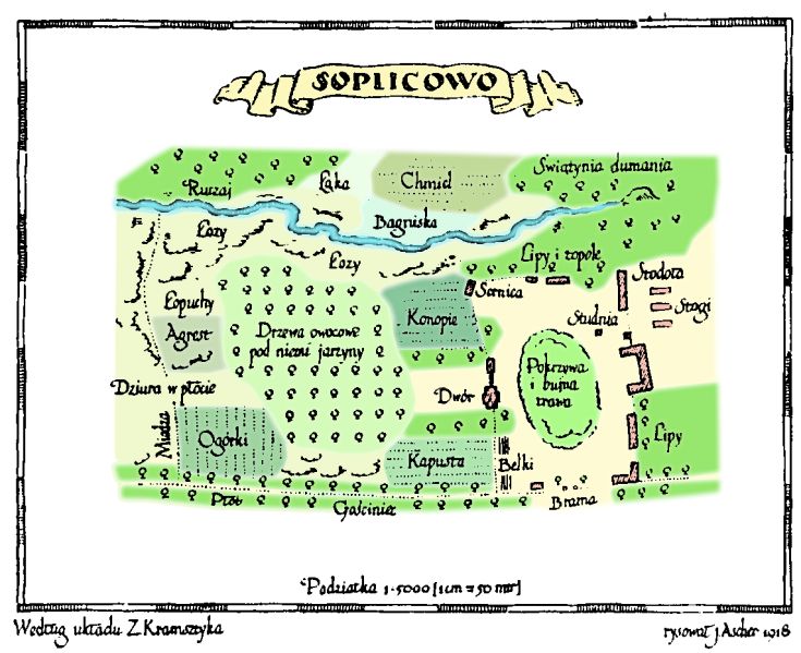 Plik:Plan orientacyjny folwarku Soplicy - kolor.jpg